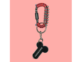 Брелок "I love Desire" в ассортименте с подвесом model-21 (серый с бусинами)-foto2