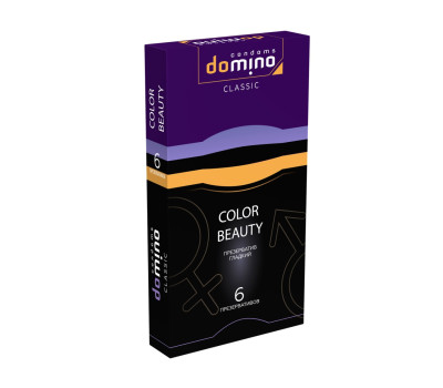ПРЕЗЕРВАТИВЫ DOMINO CLASSICS COLOUR BEAUTY 6 штук