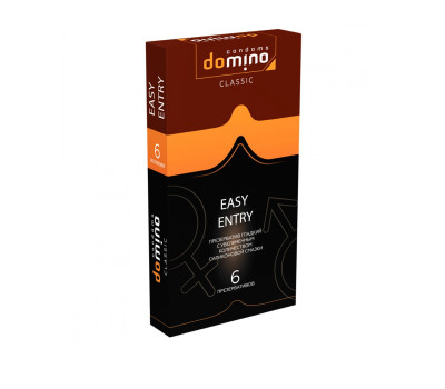 ПРЕЗЕРВАТИВЫ DOMINO CLASSICS EASY ENTRY 6 штук