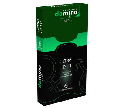 ПРЕЗЕРВАТИВЫ DOMINO CLASSICS ULTRA LIGHT 6 штук