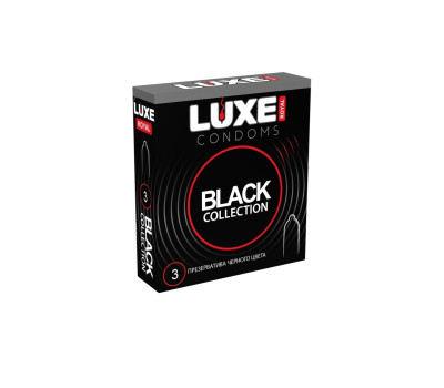 Презервативы LUXE ROYAL Black Collection 3шт.