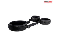 ФИКСАТОРЫ ДЛЯ НОГ соеденённые между собой, цвет чёрный арт. NTB-80350-1-foto2