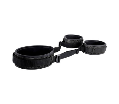 ФИКСАТОРЫ ДЛЯ НОГ соеденённые между собой, цвет чёрный арт. NTB-80350-1