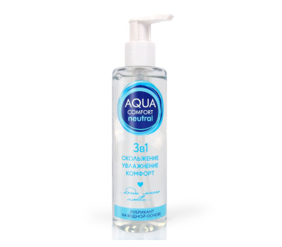 Лубрикант на водной основе AQUA COMFORT hot secret NEUTRAL 195г арт. LB-36001