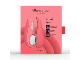 Бесконтактный клиторальный стимулятор Womanizer Liberty 2 розовый