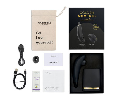 Набор Golden Moments: Womanizer Premium 2 + We-Vibe Chorus