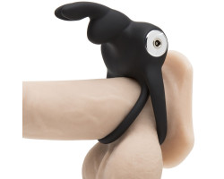 Вибронасадка с кольцом Happy Rabbit Cock Ring черная-foto3