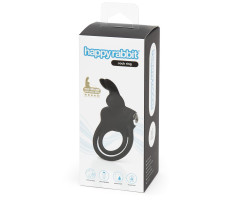 Вибронасадка с кольцом Happy Rabbit Cock Ring черная-foto5