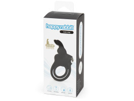Вибронасадка с кольцом Happy Rabbit Cock Ring черная-foto5
