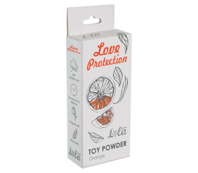 Пудра для игрушек ароматизированная Love Protection Orange 15g 1829-00Lola