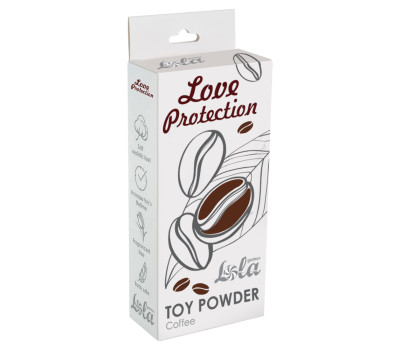 Пудра для игрушек ароматизированная Love Protection Coffee 30g 1828-01Lola