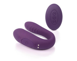 Стимулятор для пар EVERLOVE DUOS перезаряжаемый USB 10 режимов фиолетовый