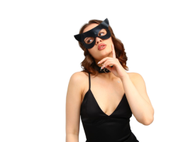 Карнавальный набор "Сильная и независимая" маска+чокер+термопринт 4151724 Карнавальный набор "Сильная и независимая" маска+чокер+термопринт 4151724