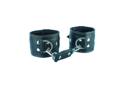 Кожаные наручники черные 51022ars-foto3