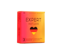 ПРЕЗЕРВАТИВЫ EXPERT HOT LOVE № 3 (С РАЗОГРЕВАЮЩИМ ЭФФЕКТОМ), 3 штуки