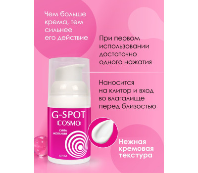 Интимный крем G-SPOT серии COSMO 28 г арт. LB-23183