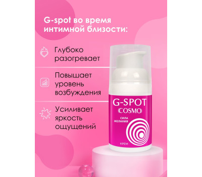 Интимный крем G-SPOT серии COSMO 28 г арт. LB-23183