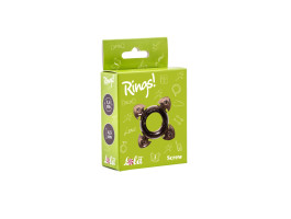 Эрекционное кольцо Rings Screw black 0112-41Lola-foto2