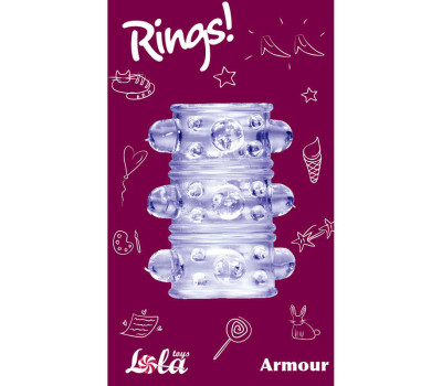 Насадка на пенис Rings Armour purple 0115-12Lola