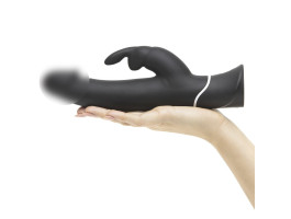 Вибратор Happy Rabbit Realistic с клиторальным стимулятором, черный-foto3