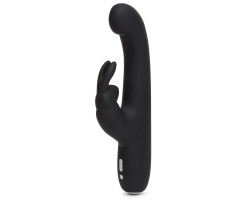 Вибратор Happy Rabbit Slimline G-Spot перезаряжаемый, черный