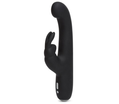 Вибратор Happy Rabbit Slimline G-Spot перезаряжаемый, черный