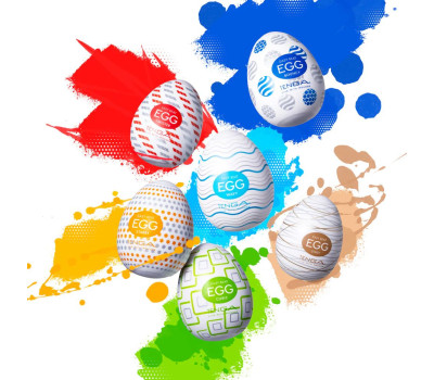 Мастурбатор-яйцо Tenga Egg Cubic