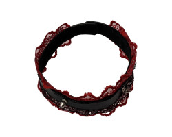 Чокер "Готика-XXII" подшитый из натуральной кожи-foto2