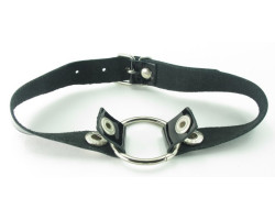 Кляп кольцо с лаковым ременшком-foto2