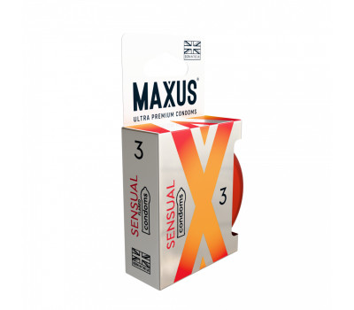 Презервативы гладкие анатомические MAXUS Sensual X-Edition №3 6809mx