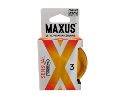 Презервативы гладкие анатомические MAXUS Sensual X-Edition №3 6809mx