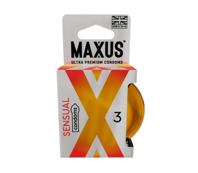 Презервативы гладкие анатомические MAXUS Sensual X-Edition №3 6809mx
