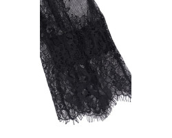 Amorelle бельё женское перчатки  гипюровые высокие Black Lace Gloves черные-foto3