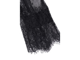 Amorelle бельё женское перчатки  гипюровые высокие Black Lace Gloves черные-foto3