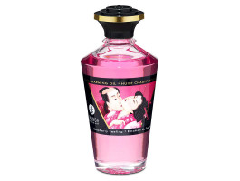 Масло для массажа Shunga Малиновое чувство, разогревающее, 100 мл-foto2