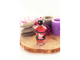 Масло для массажа Shunga Малиновое чувство, разогревающее, 100 мл-foto12