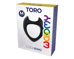 Эрекционное кольцо Wooomy Toro M черное-foto2