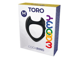 Эрекционное кольцо Wooomy Toro M черное-foto2