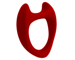 Эрекционное кольцо Wooomy Toro L красное-foto3