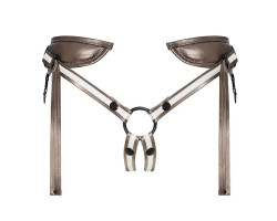 Пояс для страпона Strap-On-Me Harnais Leather Desirous, эко-кожа-foto2