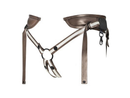 Пояс для страпона Strap-On-Me Harnais Leather Desirous, эко-кожа