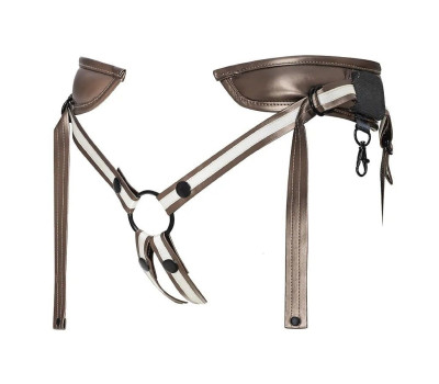 Пояс для страпона Strap-On-Me Harnais Leather Desirous, эко-кожа