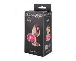 Анальная Пробка Diamond Quartz Shine S Розовое Золото 4023-01lola-foto4