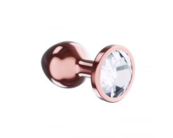 Анальная Пробка Diamond Moonstone Shine S Розовое Золото 4021-01lola