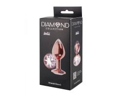 Анальная Пробка Diamond Moonstone Shine S Розовое Золото 4021-01lola-foto3