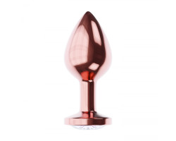 Анальная Пробка Diamond Moonstone Shine S Розовое Золото 4021-01lola-foto2