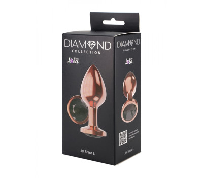 Анальная Пробка Diamond Jet Shine L Розовое Золото 4022-02lola