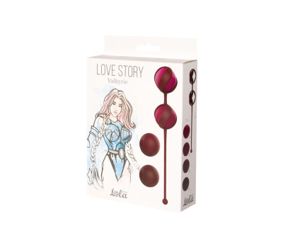 Набор Сменных Вагинальных Шариков Love Story Valkyrie Wine Red 3013-02lola