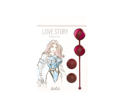 Набор Сменных Вагинальных Шариков Love Story Valkyrie Wine Red 3013-02lola