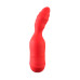 Анальный вибратор TOYFA Black&Red, 10 режимов вибрации, силиконовый, красный, 11,4 см